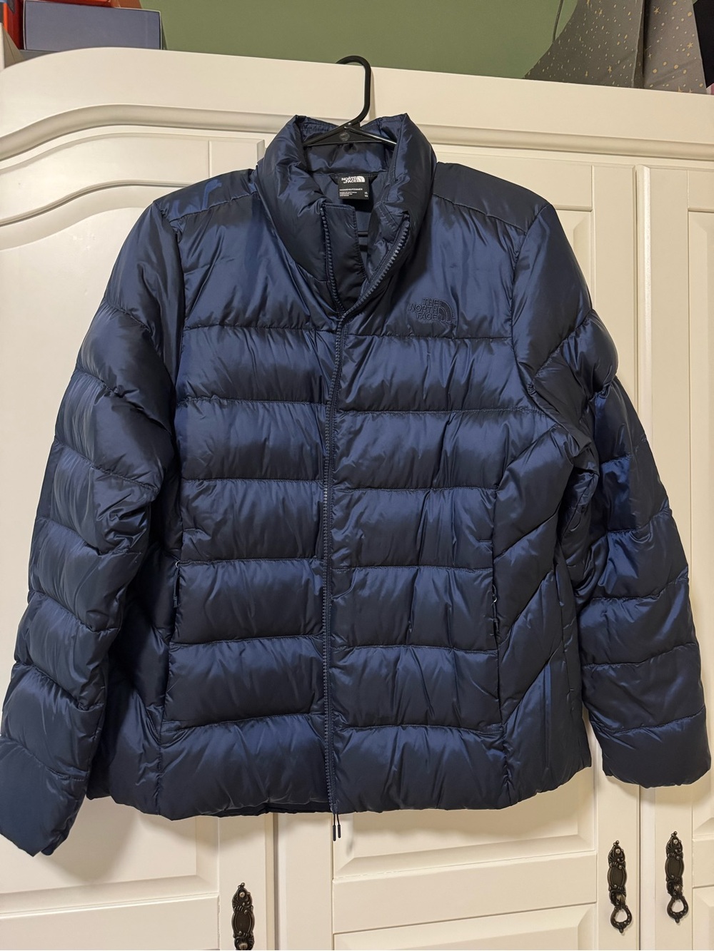 The North Face Navy Blue Packable Puffer Jacket